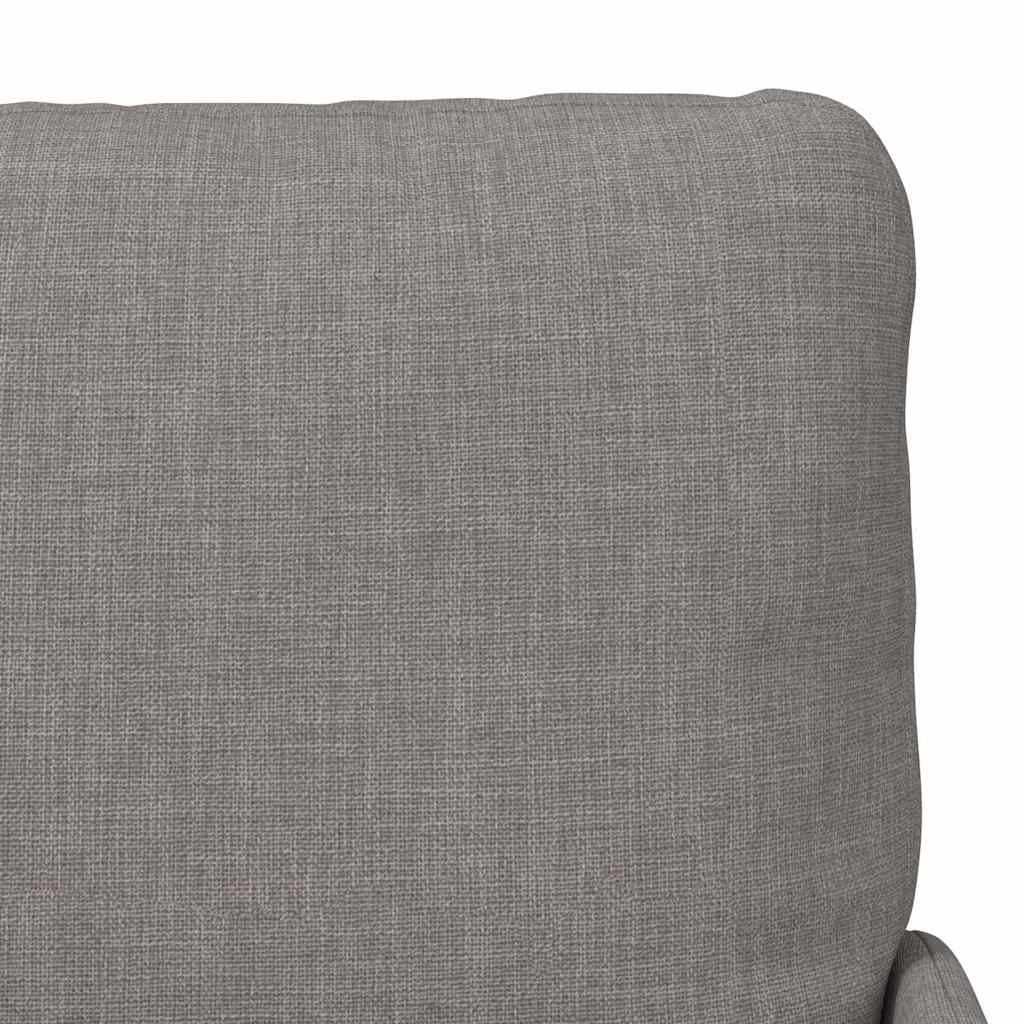 vidaXL Καναπέδες με μαξιλάρι 110cm Taupe Κόντρα πλακέ