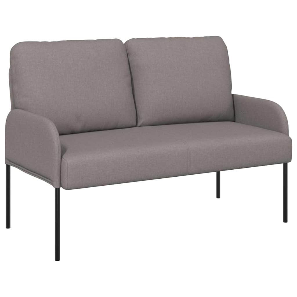 vidaXL Καναπέδες με μαξιλάρι 110cm Taupe Κόντρα πλακέ