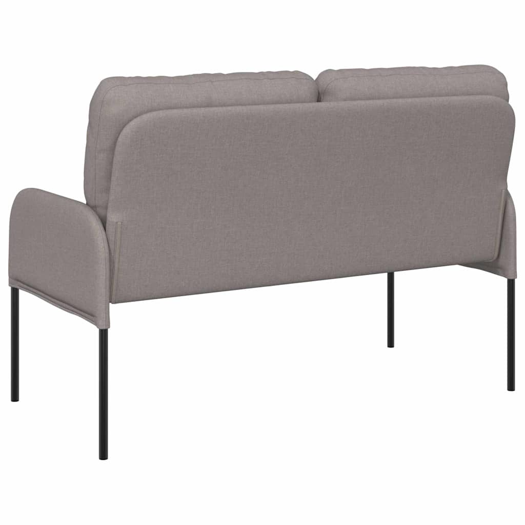 vidaXL Καναπέδες με μαξιλάρι 110cm Taupe Κόντρα πλακέ