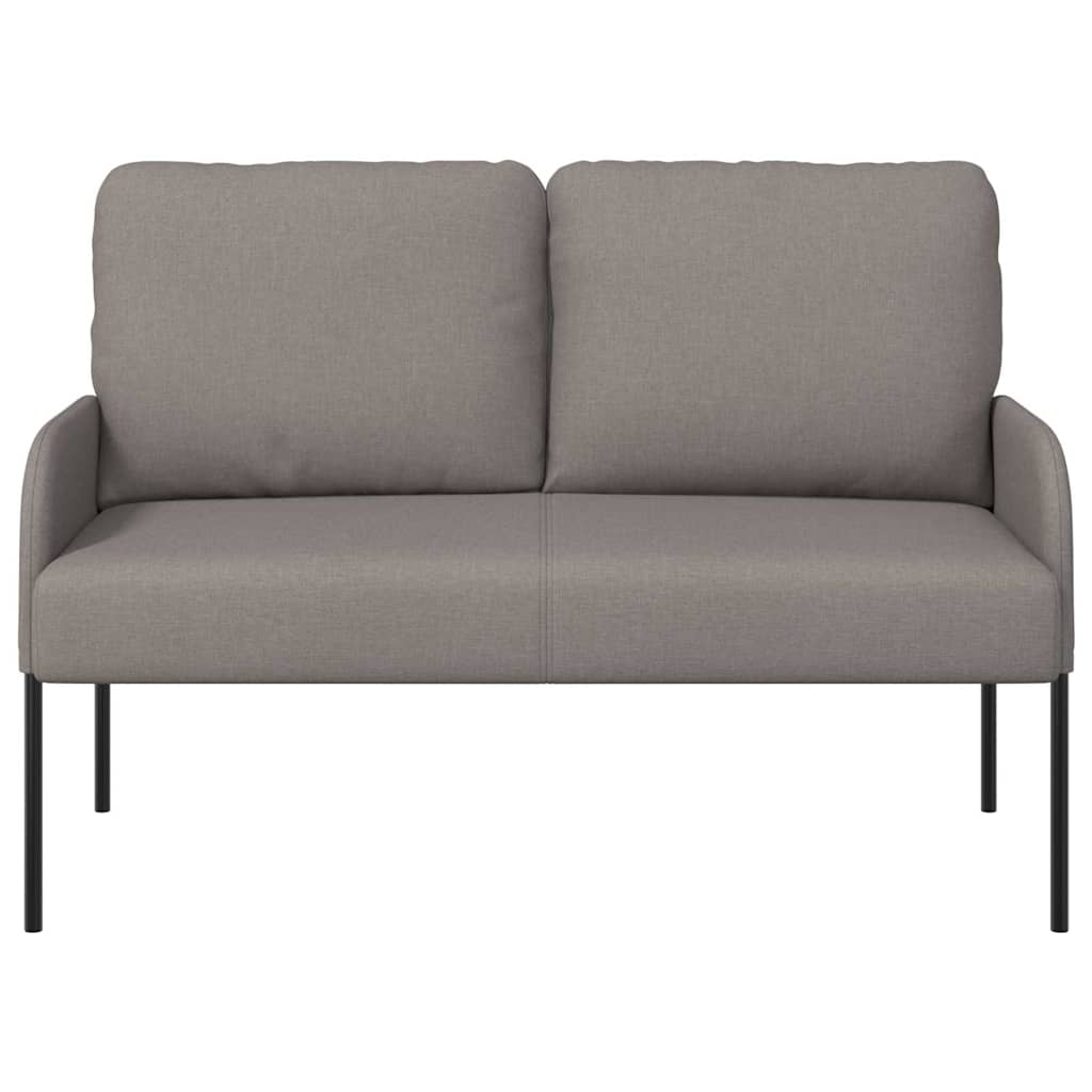 vidaXL Καναπέδες με μαξιλάρι 110cm Taupe Κόντρα πλακέ