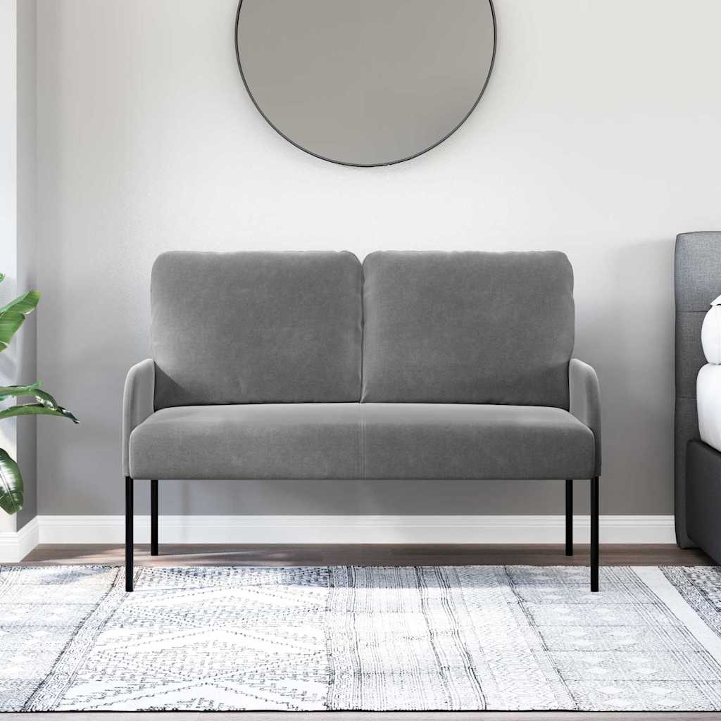 vidaXL Καναπέδες με μαξιλάρι 110cm Σκούρο Γκρι Κόντρα πλακέ