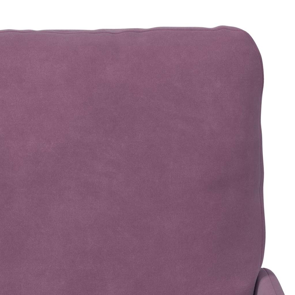 vidaXL Καναπέδες με μαξιλάρι 110cm Μοβ Κόντρα πλακέ