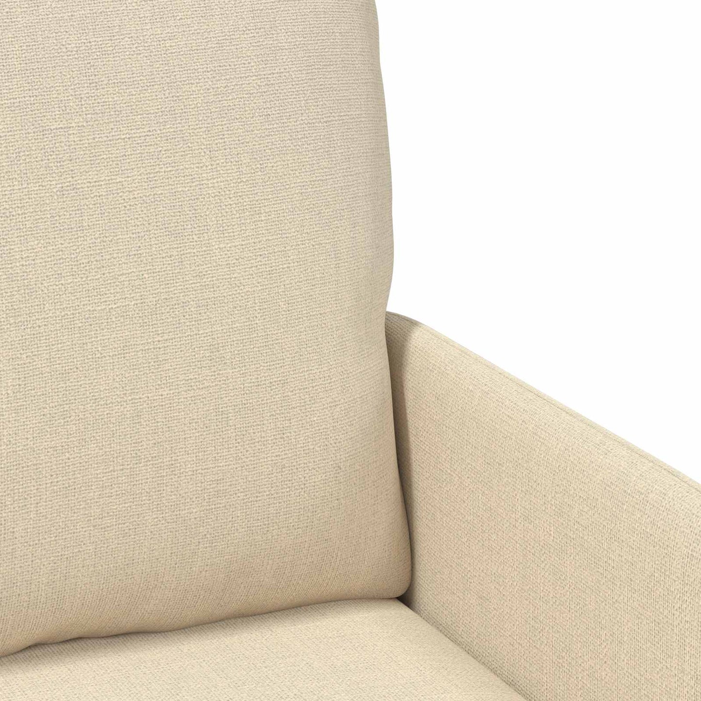 vidaXL Σετ Καναπέ με μαξιλάρι 3 pcs Κρεμ 115 x 56 x 80 εκ Κόντρα πλακέ