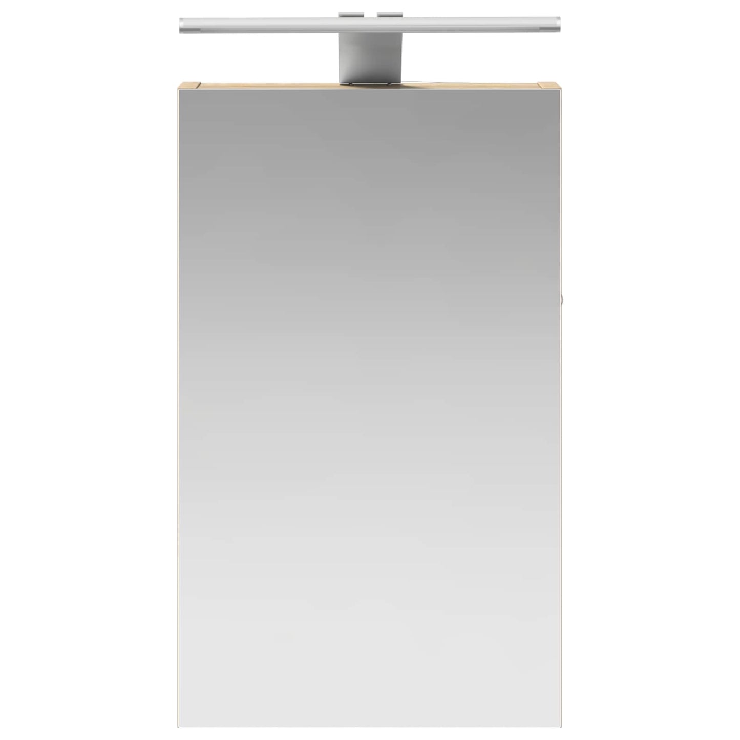vidaXL Καθρέφτης Ντουλάπα Μπάνιου Δρύς Sonoma 30 x 10,5 x 50 εκ