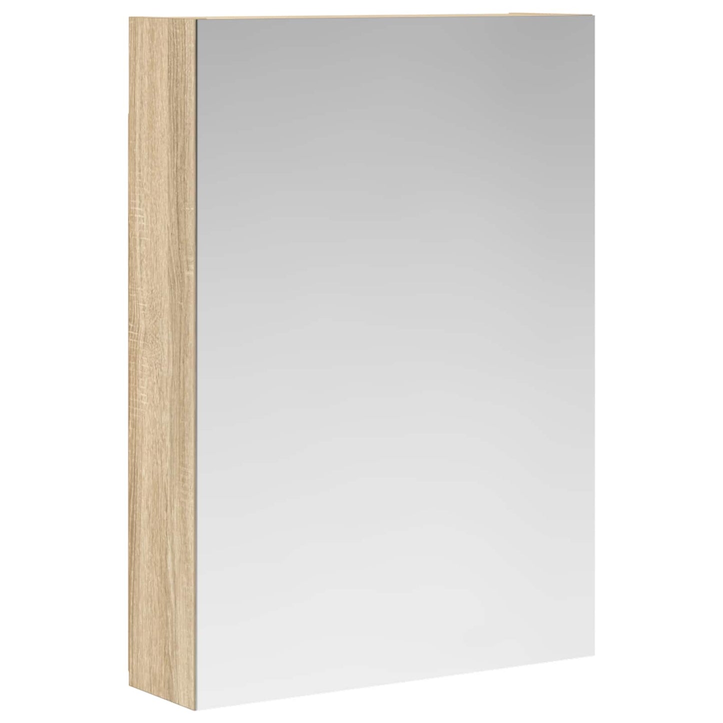 vidaXL Καθρέφτης Ντουλάπα Μπάνιου Δρύς Sonoma 50 x 14,5 x 70 εκ