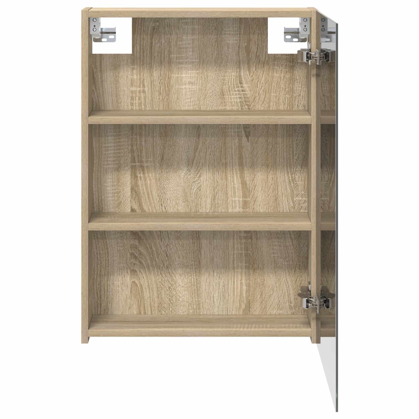 vidaXL Καθρέφτης Ντουλάπα Μπάνιου Δρύς Sonoma 50 x 14,5 x 70 εκ