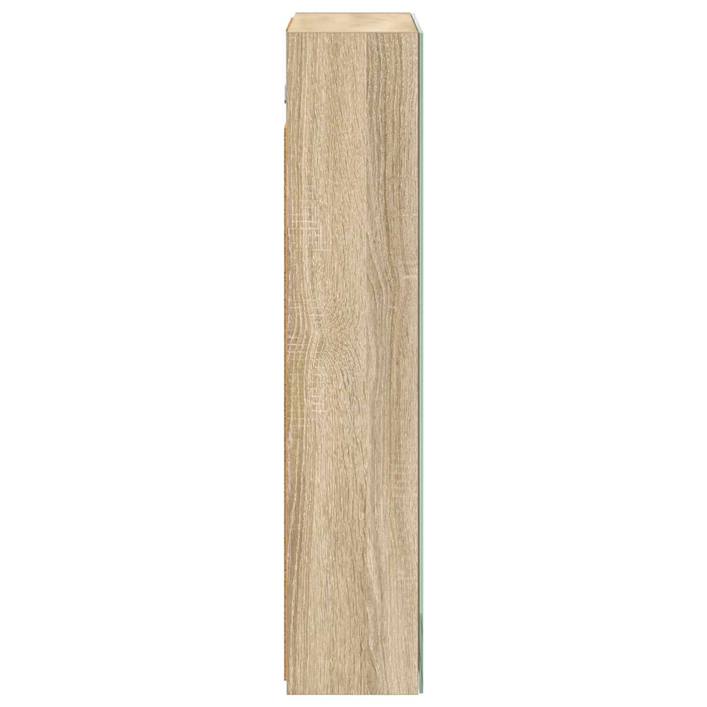 vidaXL Καθρέφτης Ντουλάπα Μπάνιου Δρύς Sonoma 50 x 14,5 x 70 εκ