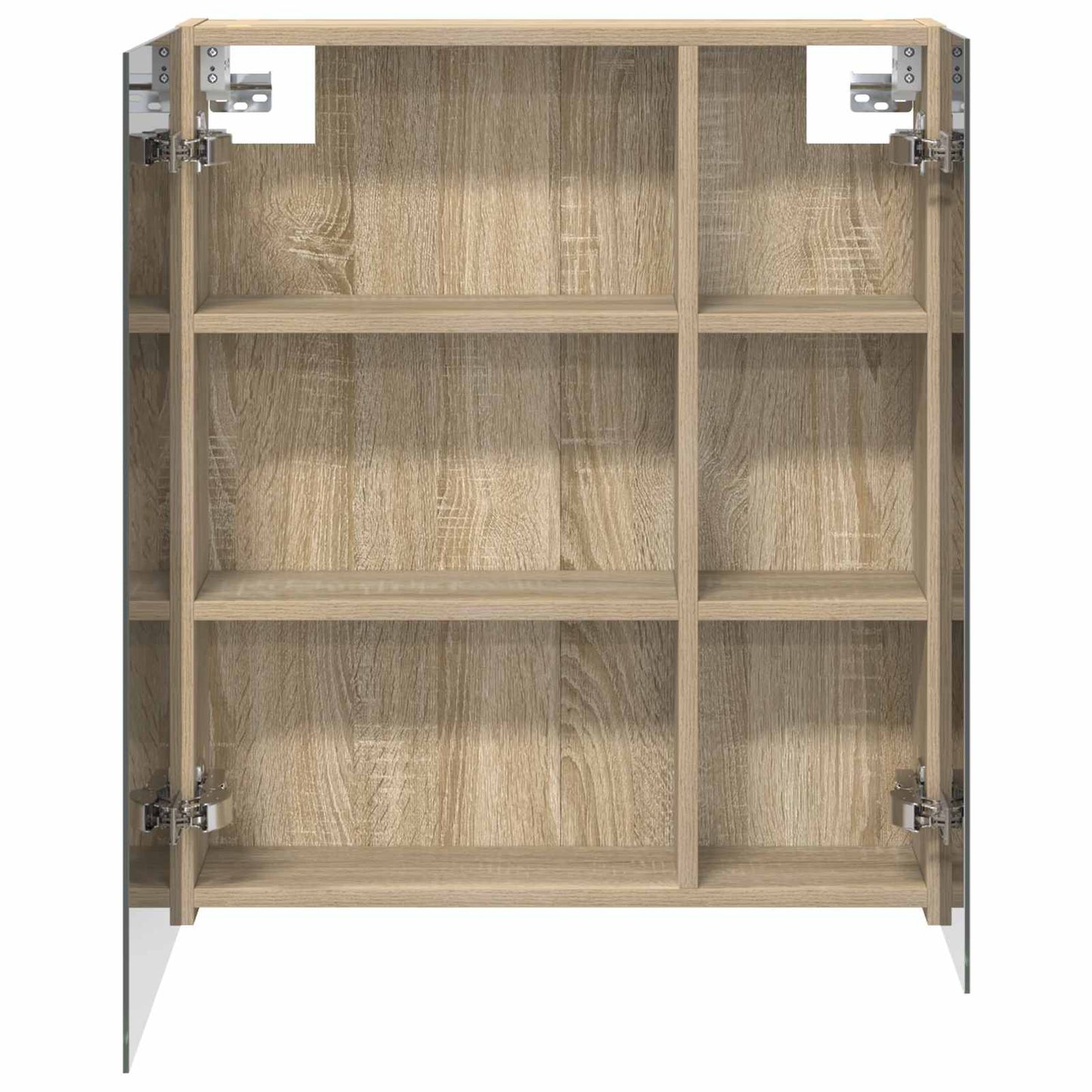 vidaXL Καθρέφτης Ντουλάπα Μπάνιου Δρύς Sonoma 60 x 14,5 x 70 εκ.