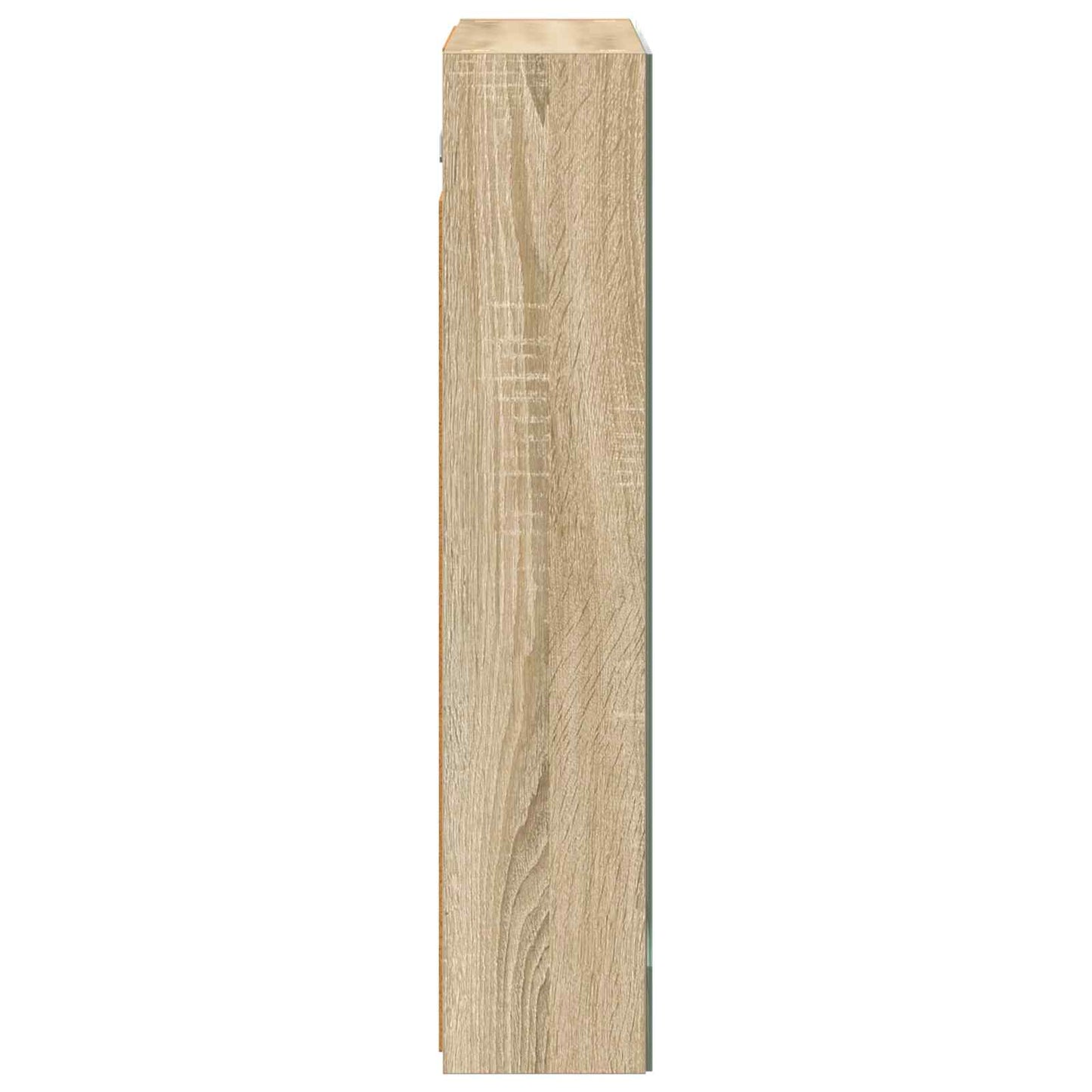 vidaXL Καθρέφτης Ντουλάπα Μπάνιου Δρύς Sonoma 60 x 14,5 x 70 εκ.