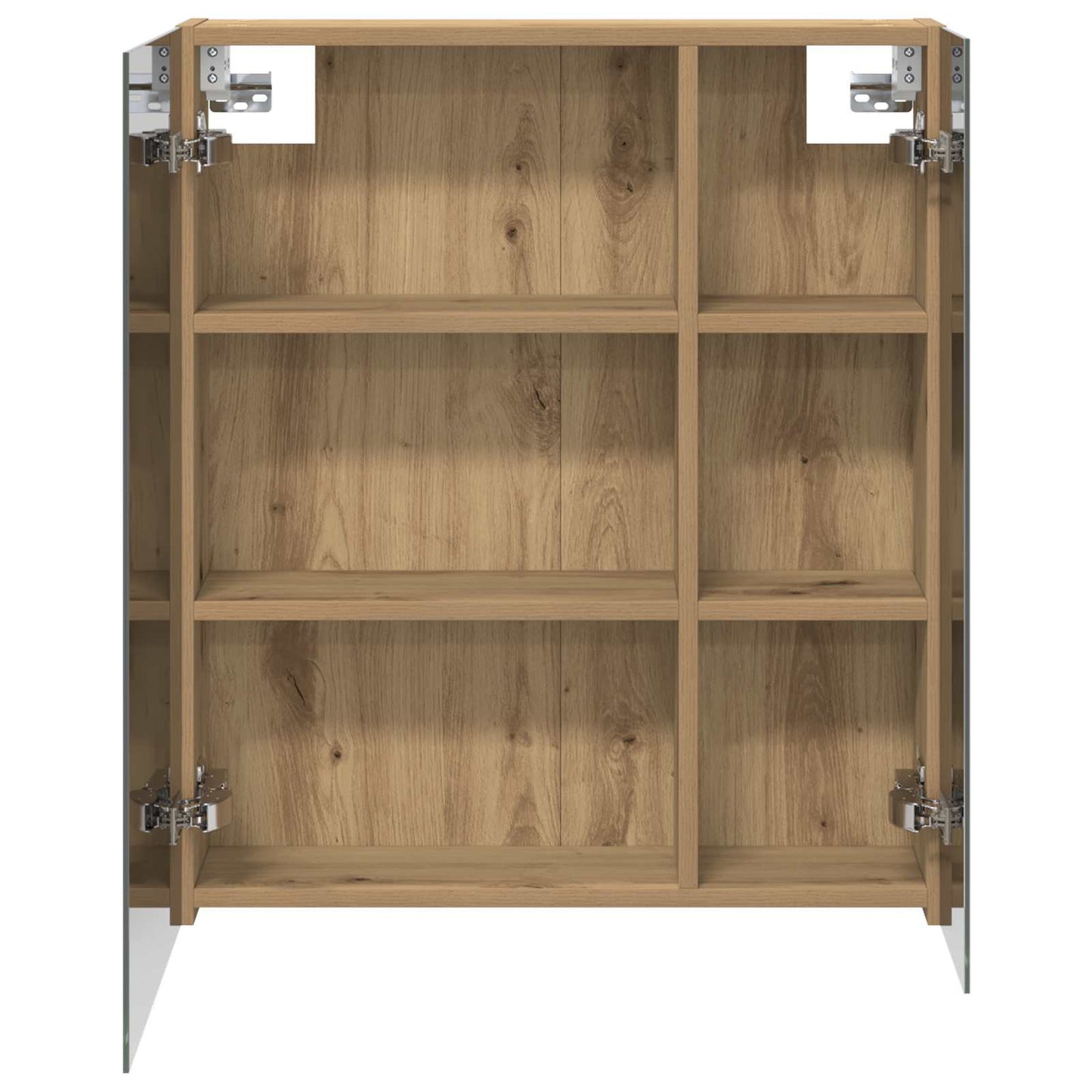vidaXL Καθρέφτης Ντουλάπα Μπάνιου Artisan Δρυς 60 x 14,5 x 70 εκ.