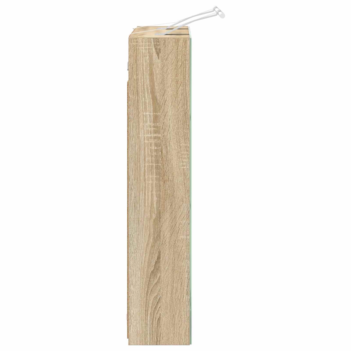 vidaXL Καθρέφτης Ντουλάπα Μπάνιου Δρύς Sonoma 60 x 14,5 x 70 εκ.