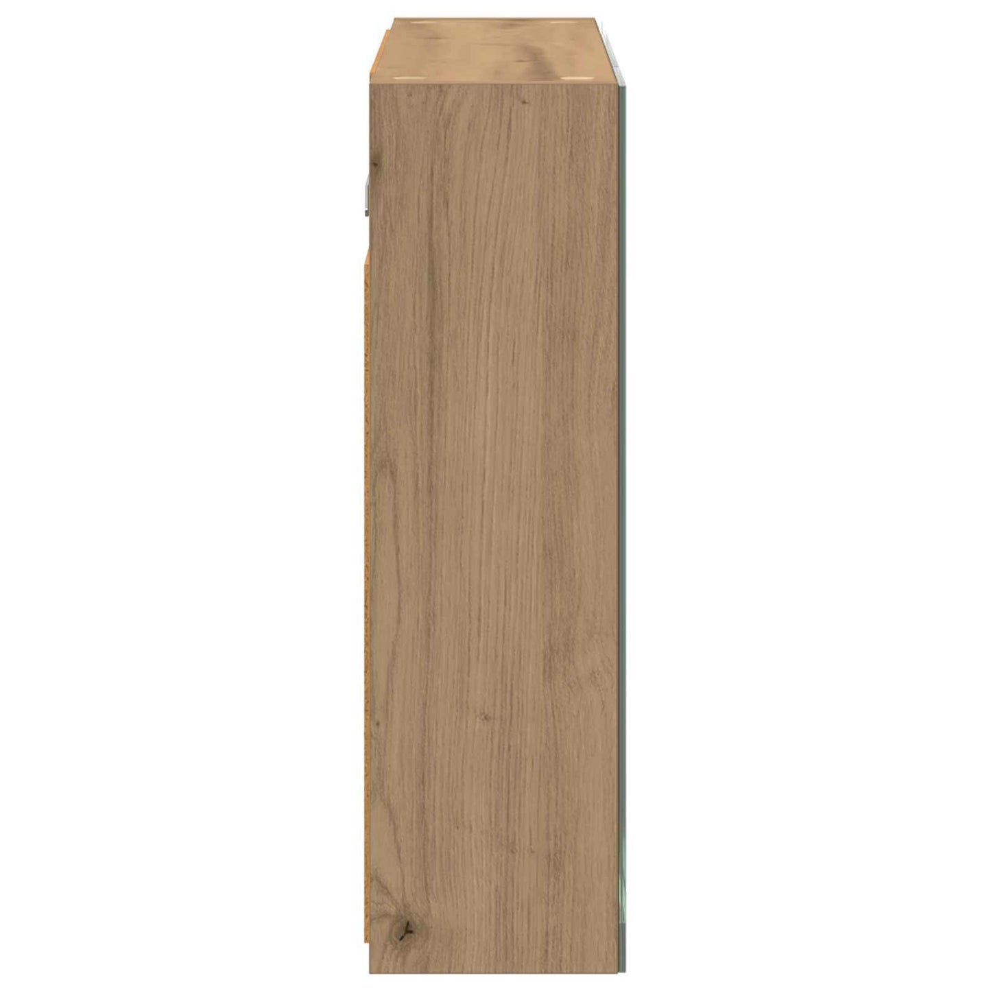 vidaXL Καθρέφτης Ντουλάπα Μπάνιου Artisan Δρυς 60 x 14,5 x 50 cm