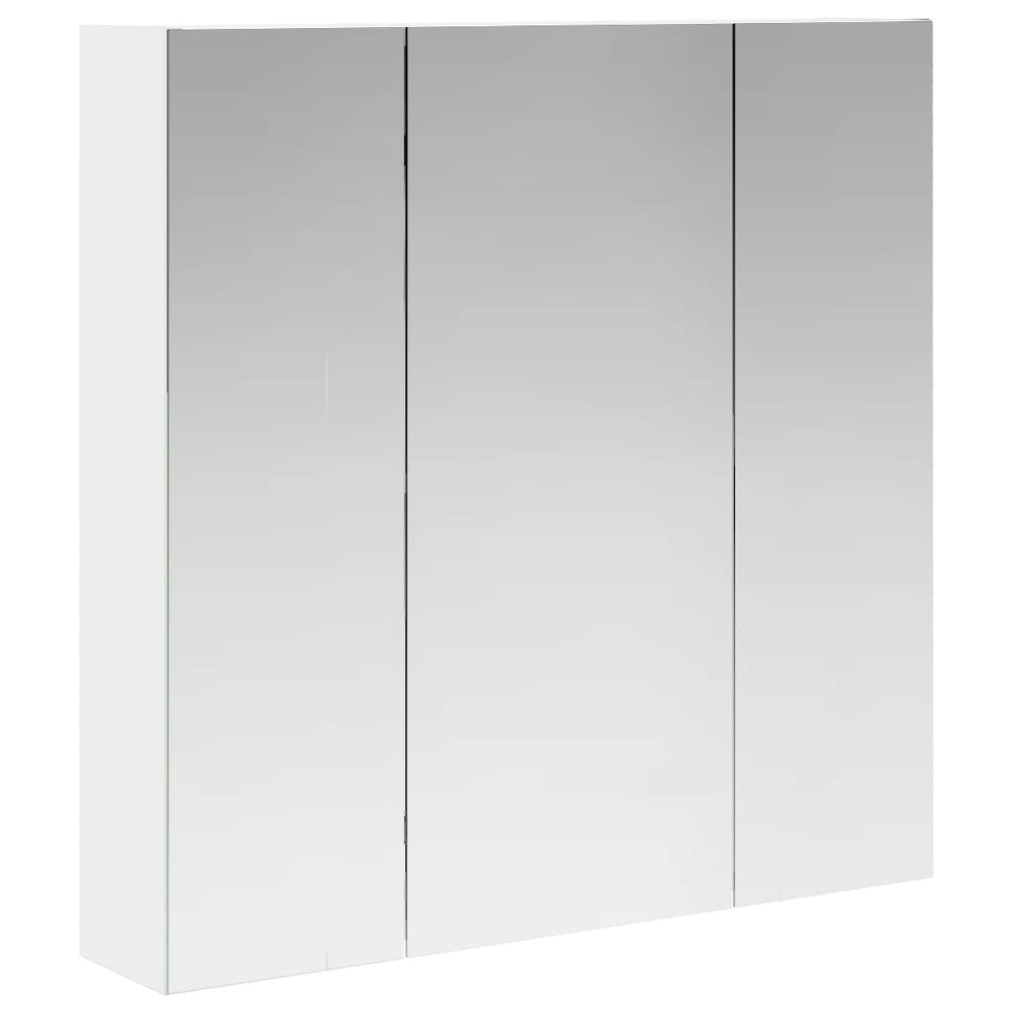 vidaXL Καθρέφτης Ντουλάπα Μπάνιου Λευκό 70 x 14,5 x 70 εκ