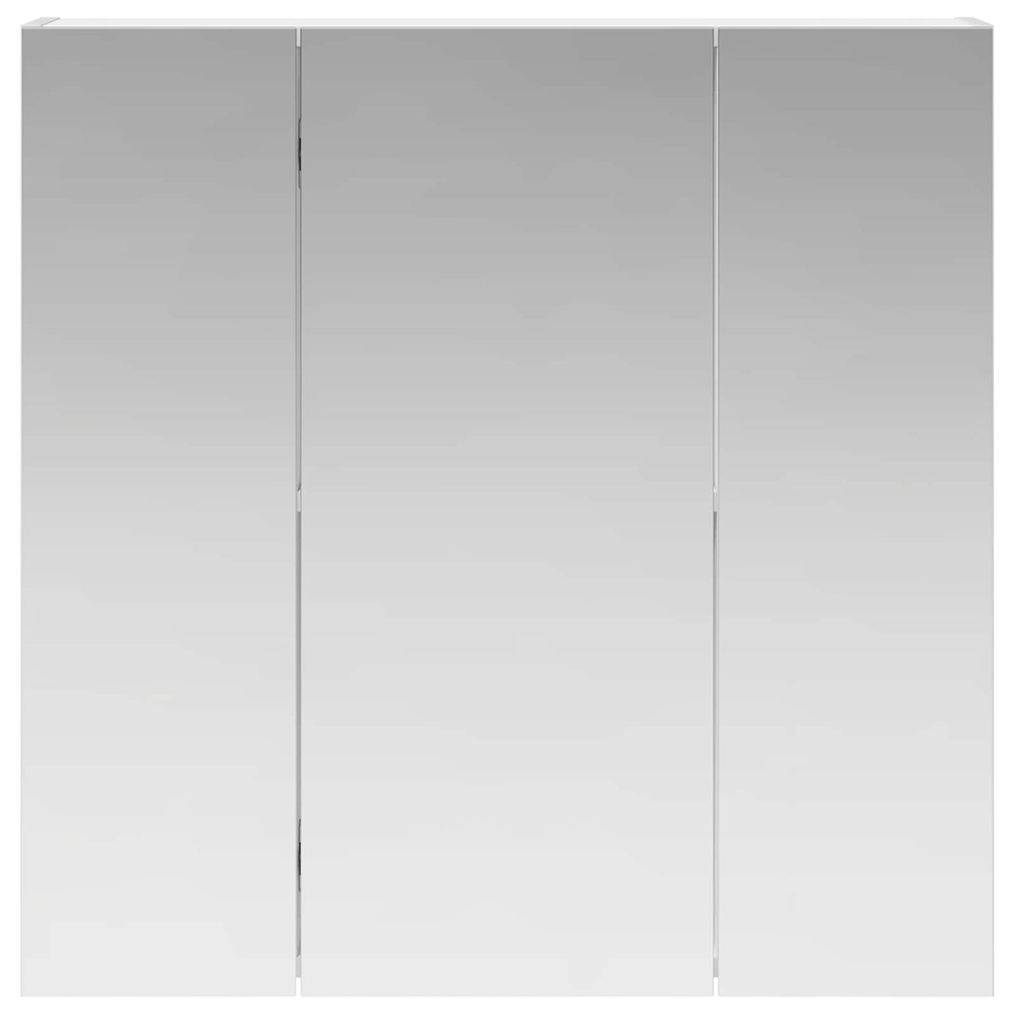 vidaXL Καθρέφτης Ντουλάπα Μπάνιου Λευκό 70 x 14,5 x 70 εκ