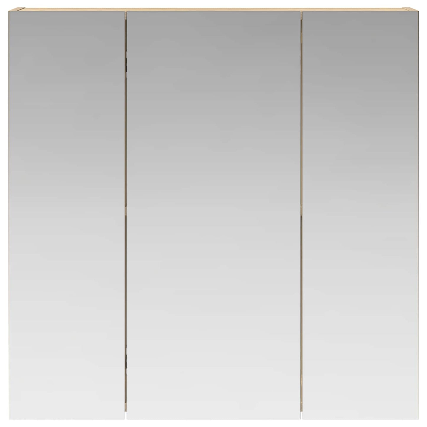 vidaXL Καθρέφτης Ντουλάπα Μπάνιου Δρύς Sonoma 70 x 14,5 x 70 εκ