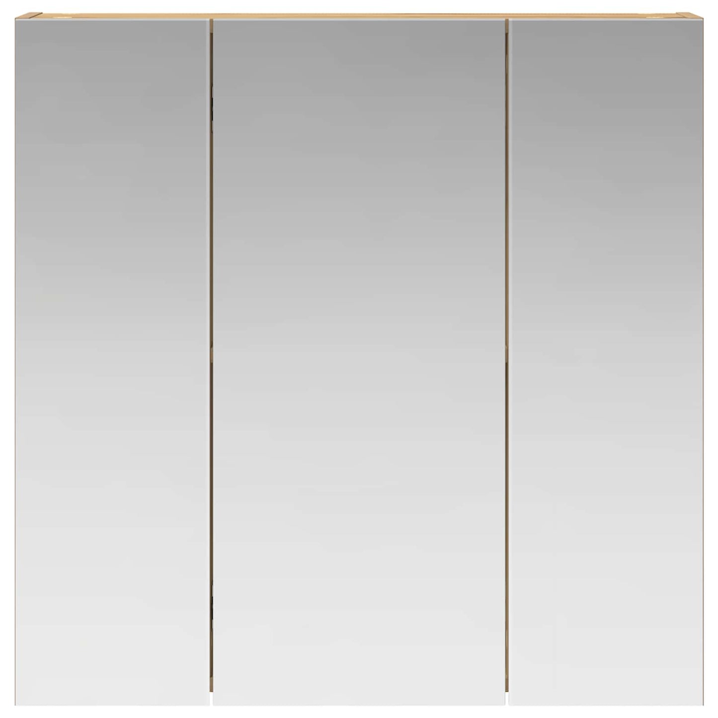 vidaXL Καθρέφτης Ντουλάπα Μπάνιου Artisan Δρυς 70 x 14,5 x 70 cm