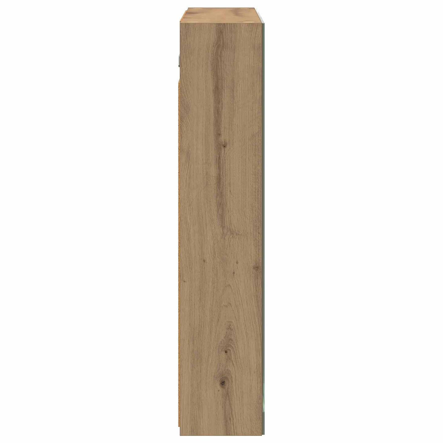 vidaXL Καθρέφτης Ντουλάπα Μπάνιου Artisan Δρυς 70 x 14,5 x 70 cm