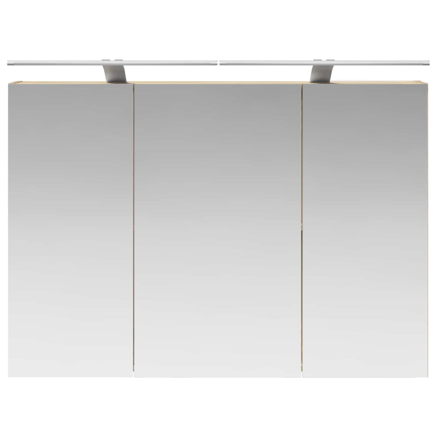 vidaXL Καθρέφτης Ντουλάπα Μπάνιου Δρύς Sonoma 100 x 14,5 x 70 εκ