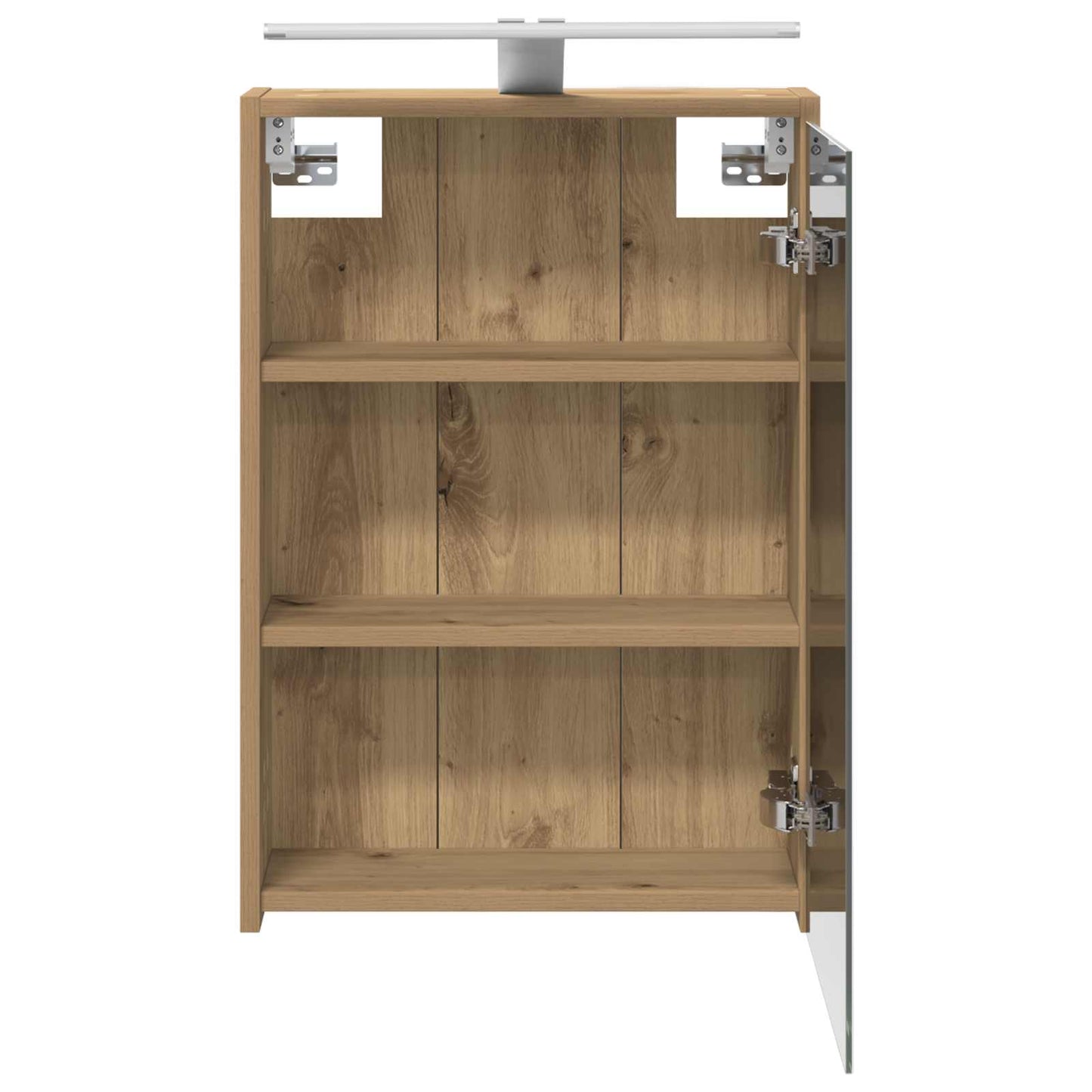 vidaXL Καθρέφτης Ντουλάπα Μπάνιου Artisan Δρυς 43 x 16 x 62.5 εκ.