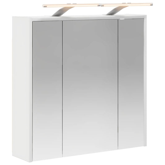 vidaXL Καθρέφτης Ντουλάπα Μπάνιου Λευκό 63,5 x 16 x 62,5 εκ.