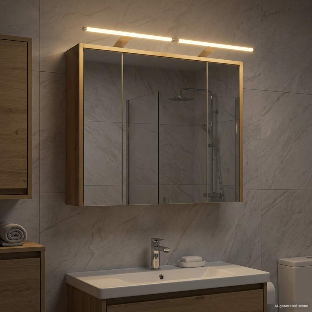 vidaXL Καθρέφτης Ντουλάπα Μπάνιου Artisan Δρυς 73,5 x 16 x 62,5 εκ.