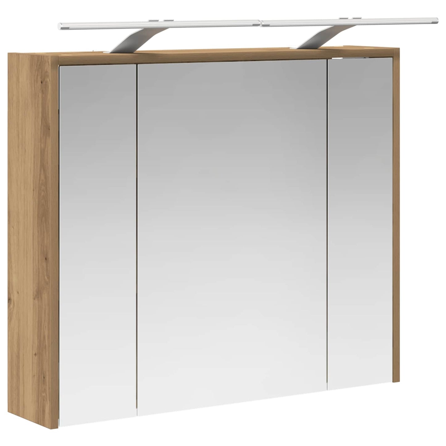 vidaXL Καθρέφτης Ντουλάπα Μπάνιου Artisan Δρυς 73,5 x 16 x 62,5 εκ.