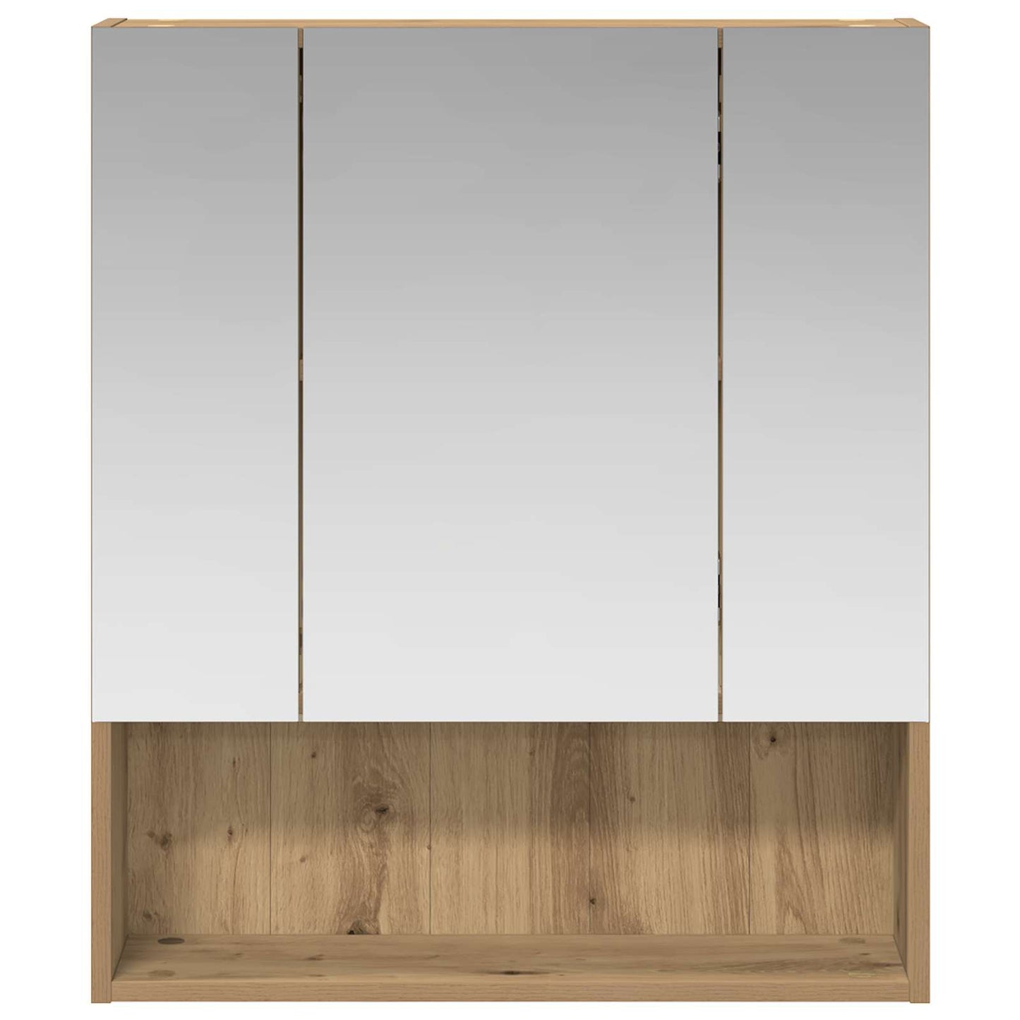 vidaXL Καθρέφτης Ντουλάπα Μπάνιου Artisan Δρυς 60 x 14.5 x 70 εκ.