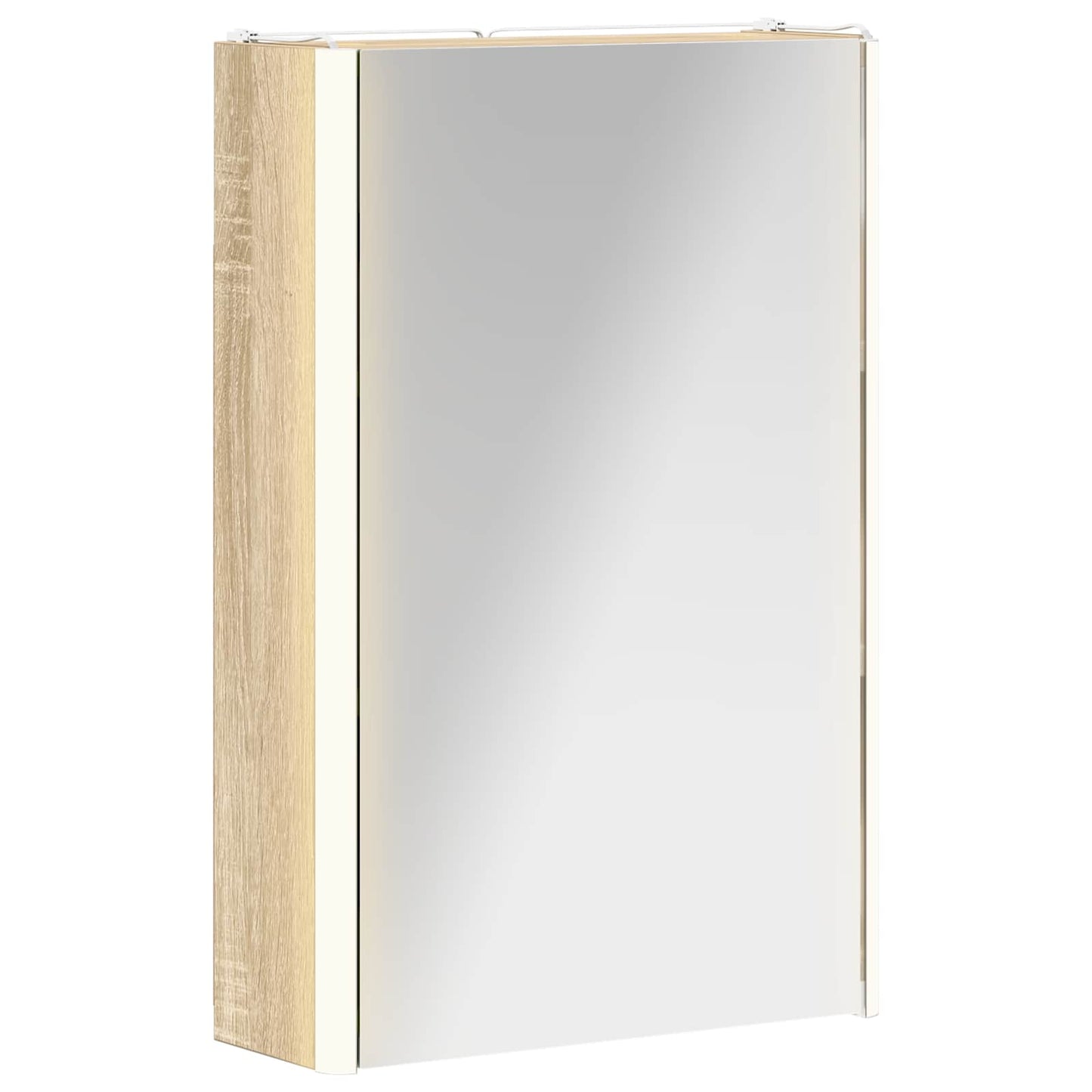 vidaXL Καθρέφτης Ντουλάπα Μπάνιου Δρύς Sonoma 33 x 11,5 x 50 εκ.