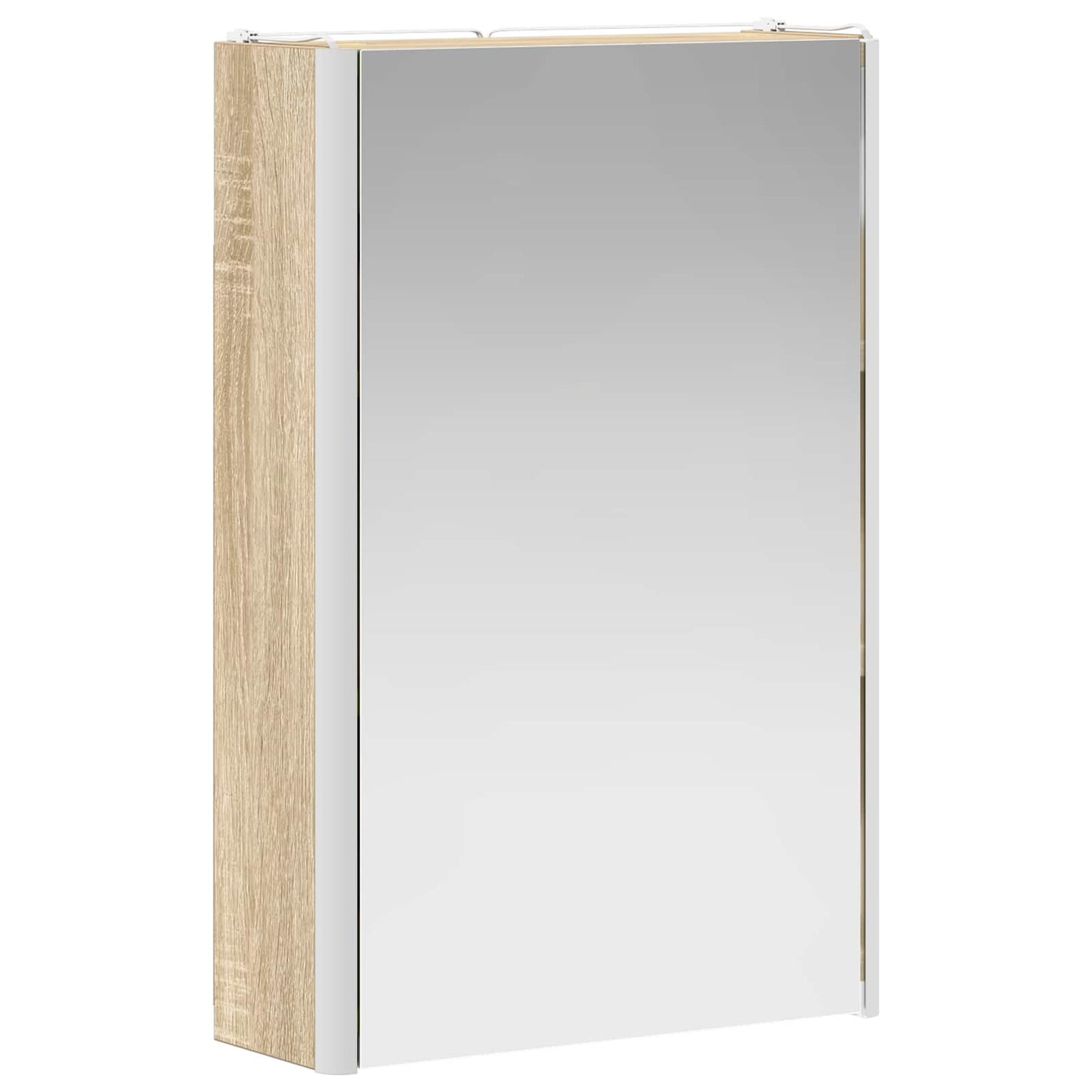 vidaXL Καθρέφτης Ντουλάπα Μπάνιου Δρύς Sonoma 33 x 11,5 x 50 εκ.