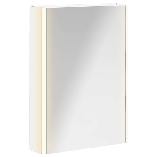 vidaXL Καθρέφτης Ντουλάπα Μπάνιου Λευκό 43 x 11,5 x 60,5 εκ.