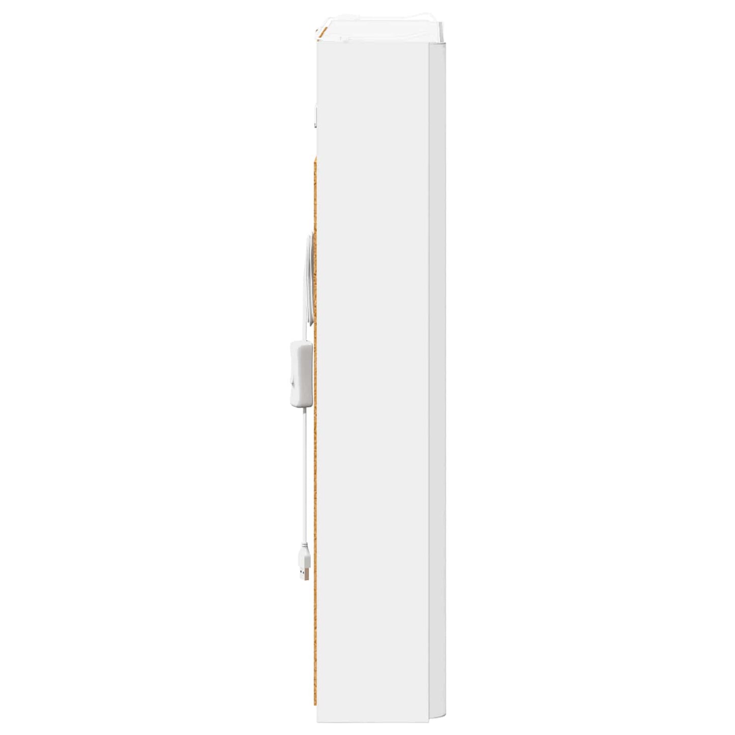 vidaXL Καθρέφτης Ντουλάπα Μπάνιου Λευκό 43 x 11,5 x 60,5 εκ.