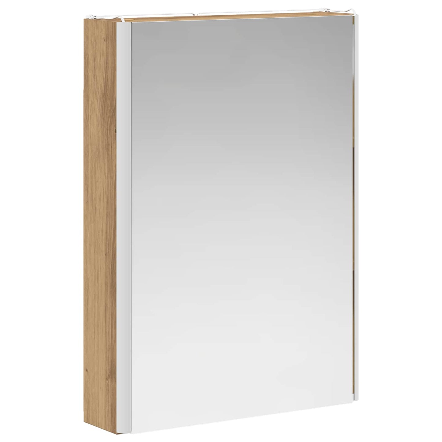 vidaXL Καθρέφτης Ντουλάπα Μπάνιου Artisan Δρυς 43 x 11,5 x 60,5 εκ.