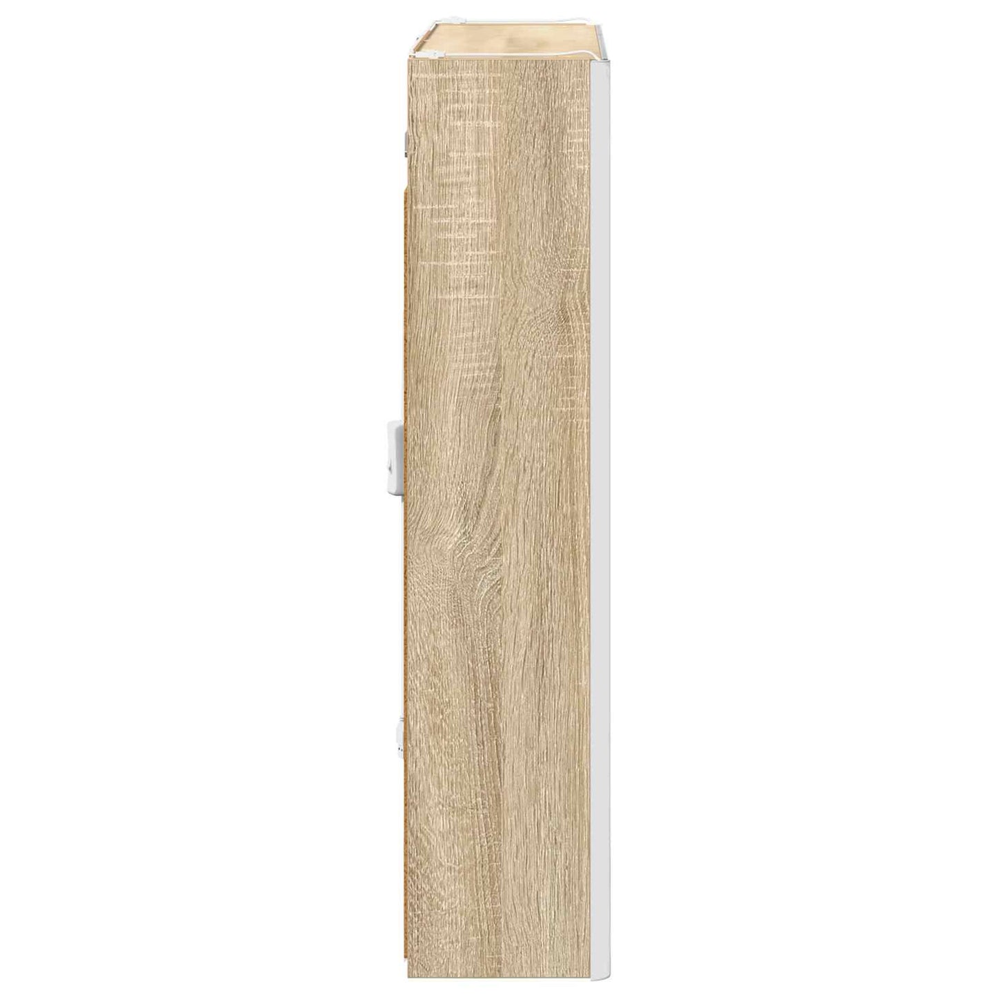 vidaXL Καθρέφτης Ντουλάπα Μπάνιου Δρύς Sonoma 63,5 x 15,5 x 70 εκ.