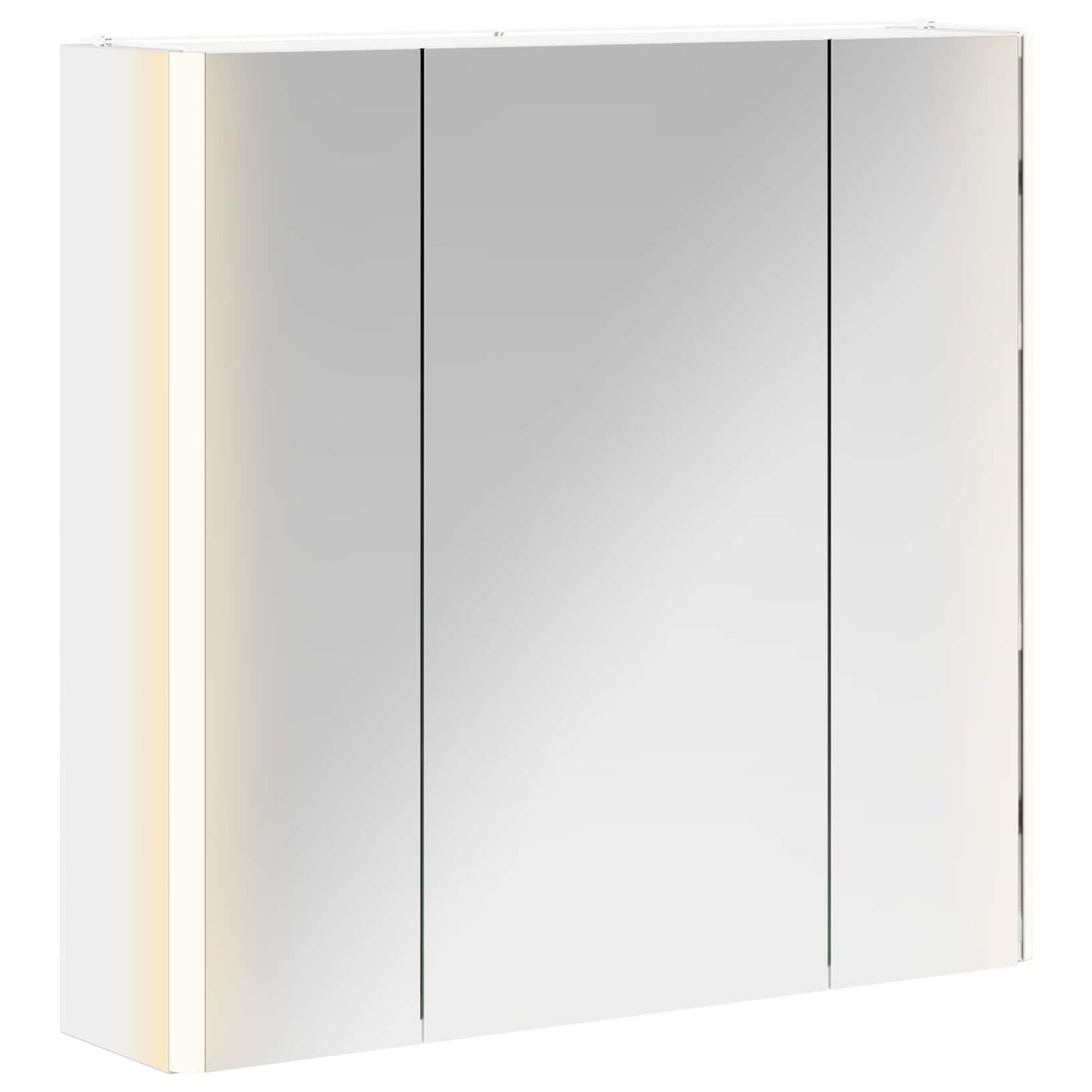 vidaXL Καθρέφτης Ντουλάπα Μπάνιου Λευκό 63,5 x 15,5 x 60,5 εκ.