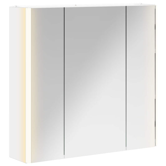 vidaXL Καθρέφτης Ντουλάπα Μπάνιου Λευκό 63,5 x 15,5 x 60,5 εκ.