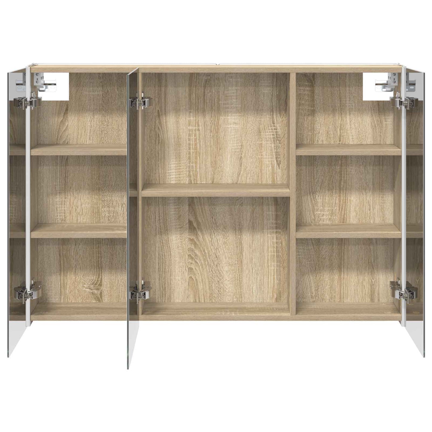vidaXL Καθρέφτης Ντουλάπα Μπάνιου Δρύς Sonoma 103,5 x 15,5 x 70 εκ.