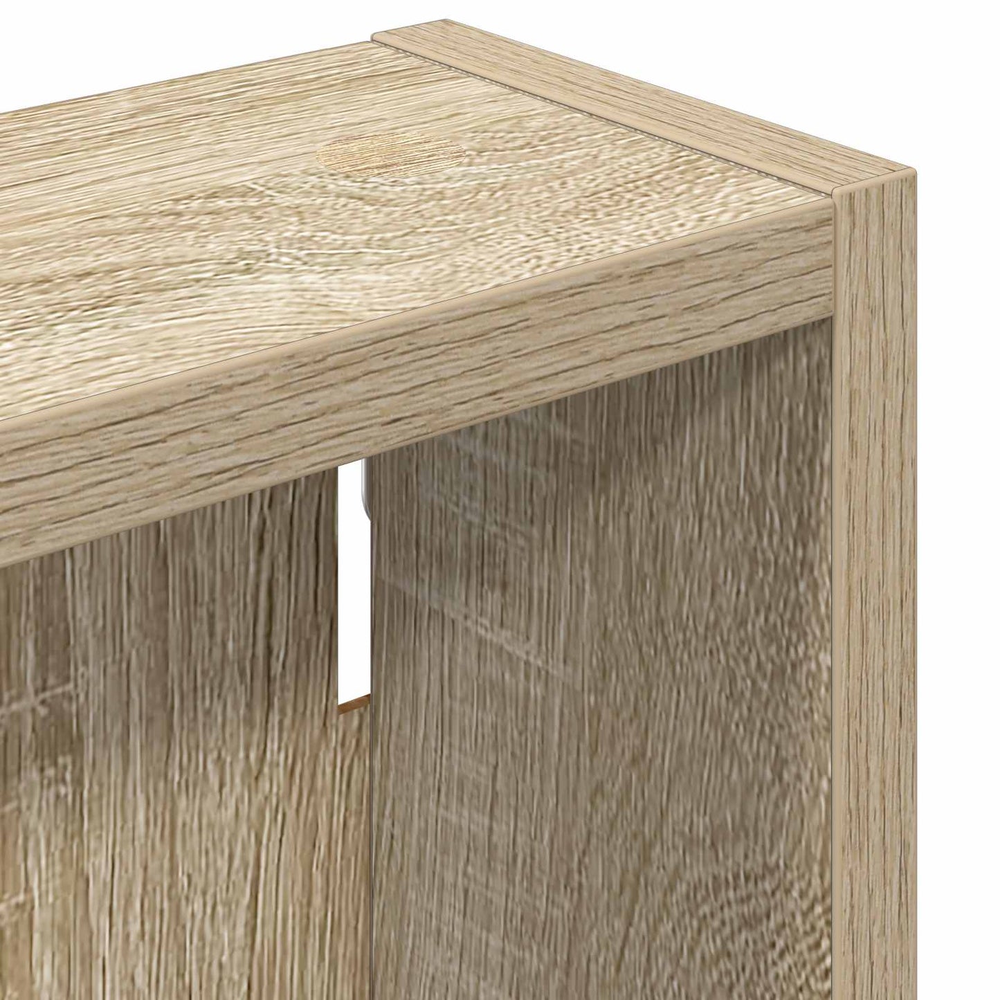vidaXL Ντουλάπα τοίχου μπάνιου με ράφι Δρύς Sonoma 20 x 10 x 50 εκ