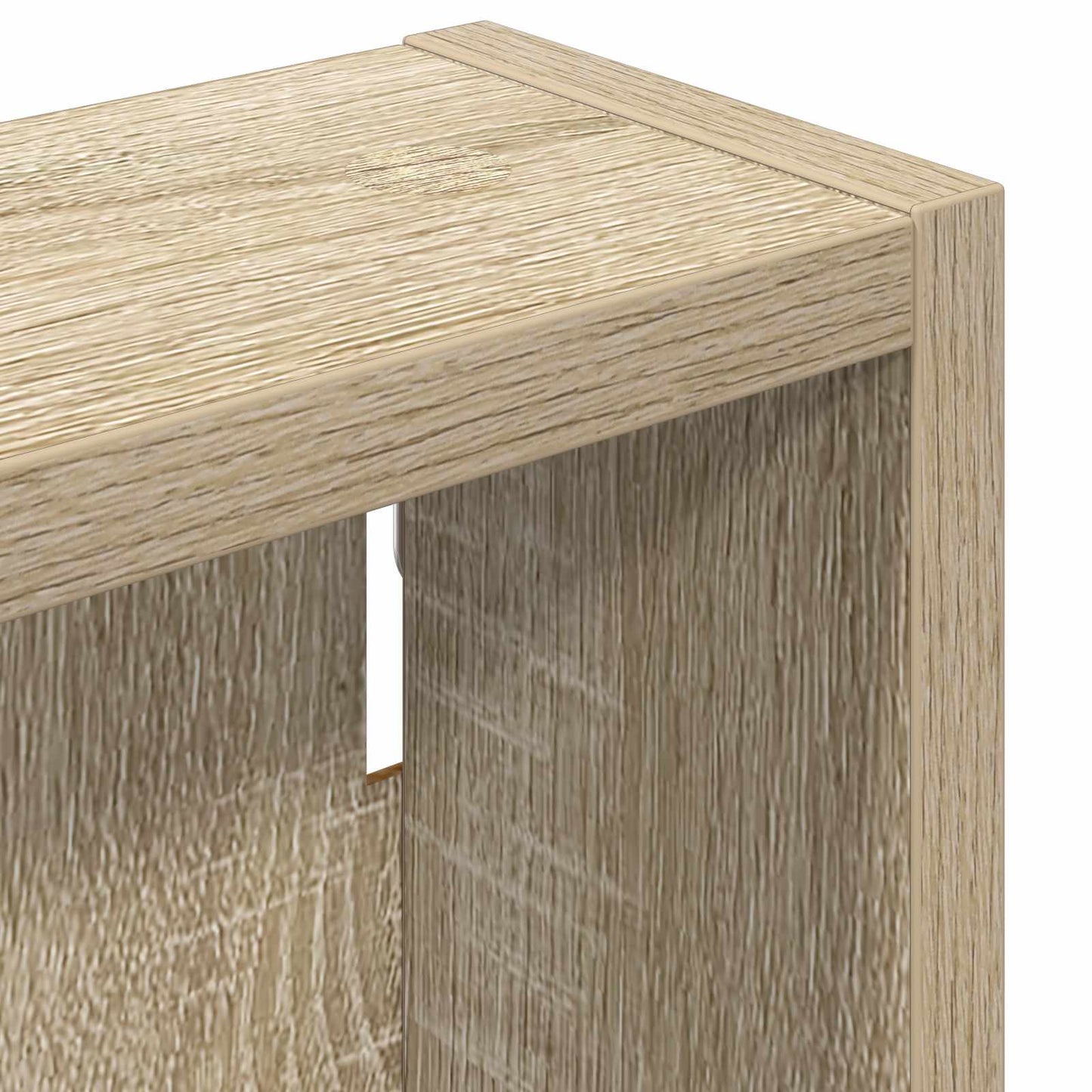 vidaXL Ντουλάπα τοίχου μπάνιου με ράφι Δρύς Sonoma 20 x 10 x 60,5 εκ