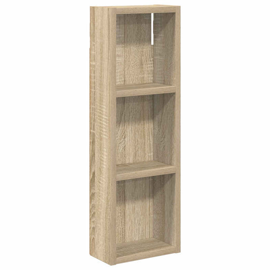 vidaXL Ντουλάπα τοίχου μπάνιου με ράφι Δρύς Sonoma 20 x 10 x 60,5 εκ