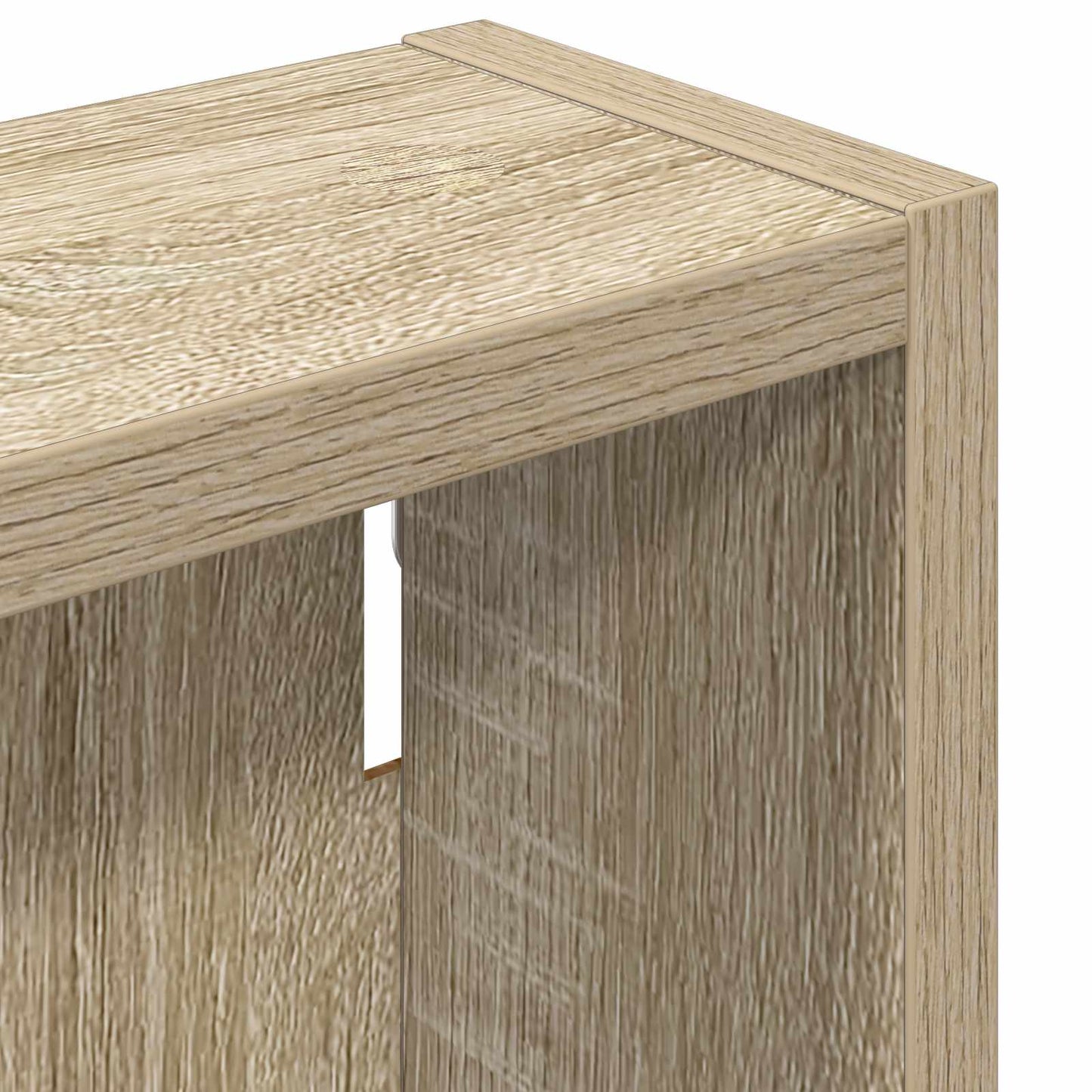 vidaXL Ντουλάπα τοίχου μπάνιου με ράφι Δρύς Sonoma 30 x 10 x 60,5 εκ