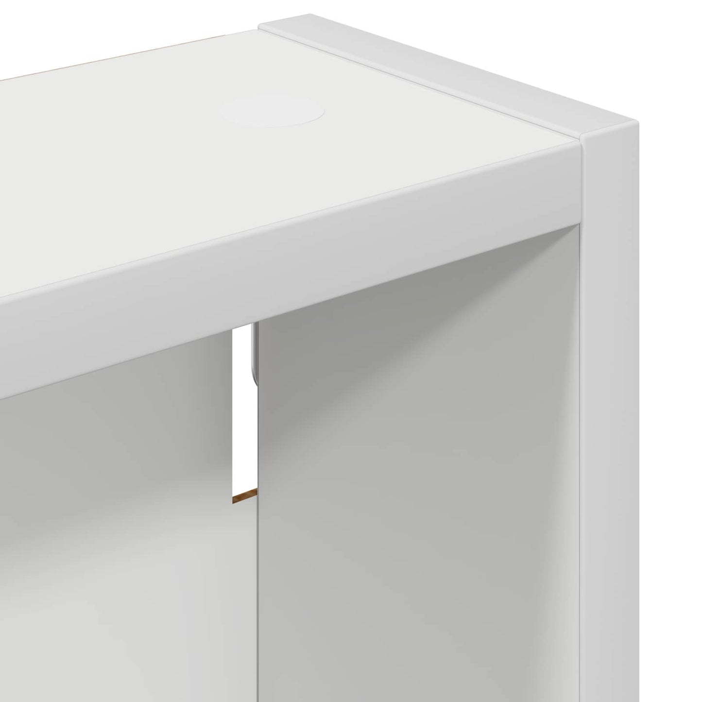 vidaXL Ντουλάπα τοίχου μπάνιου με ράφι Λευκός 40 x 10 x 60,5 εκ