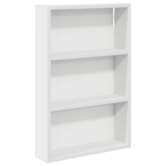 vidaXL Ντουλάπα τοίχου μπάνιου με ράφι Λευκός 40 x 10 x 60,5 εκ