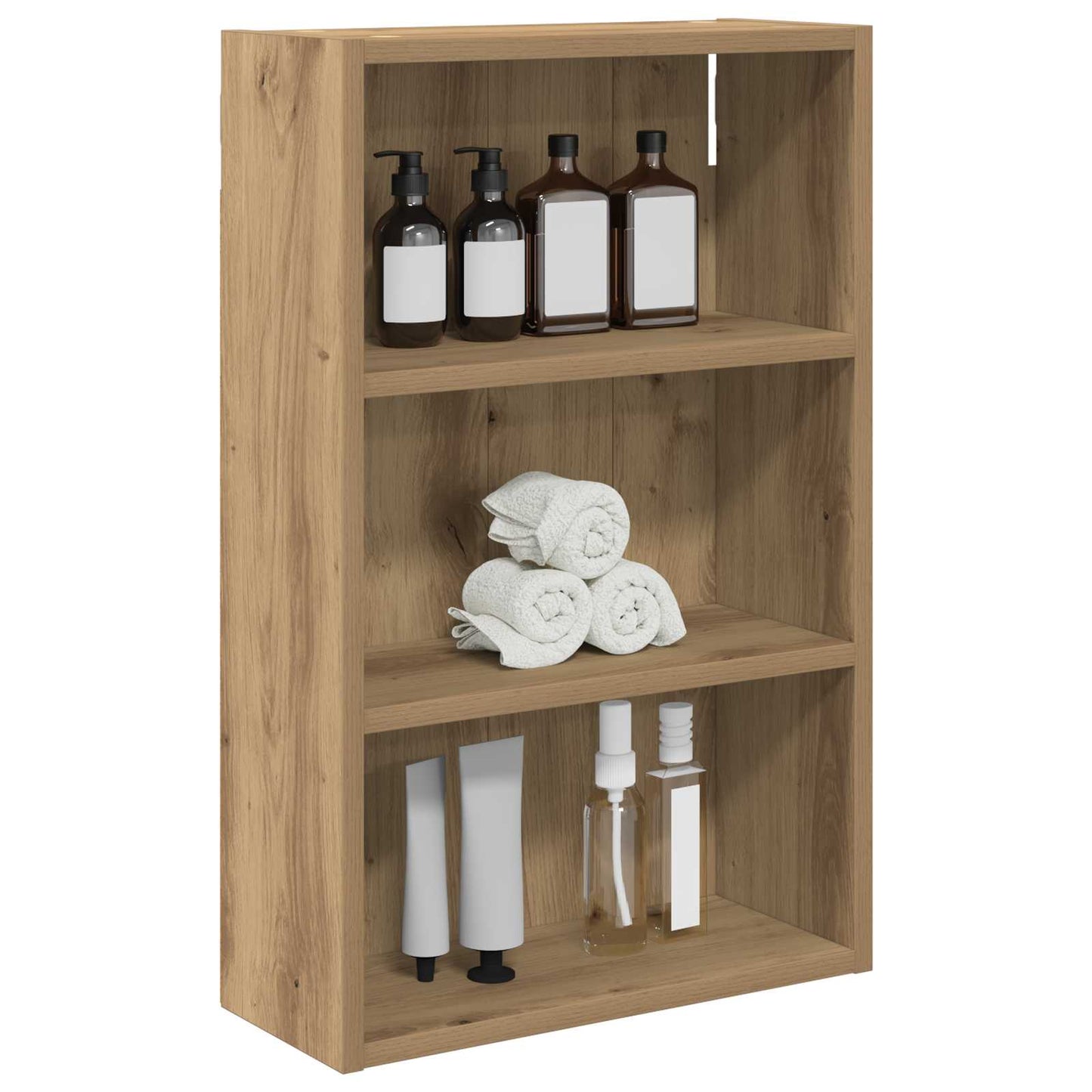 vidaXL Ντουλάπα τοίχου μπάνιου Artisan Δρυς 40 x 16 x 62,5 εκ.