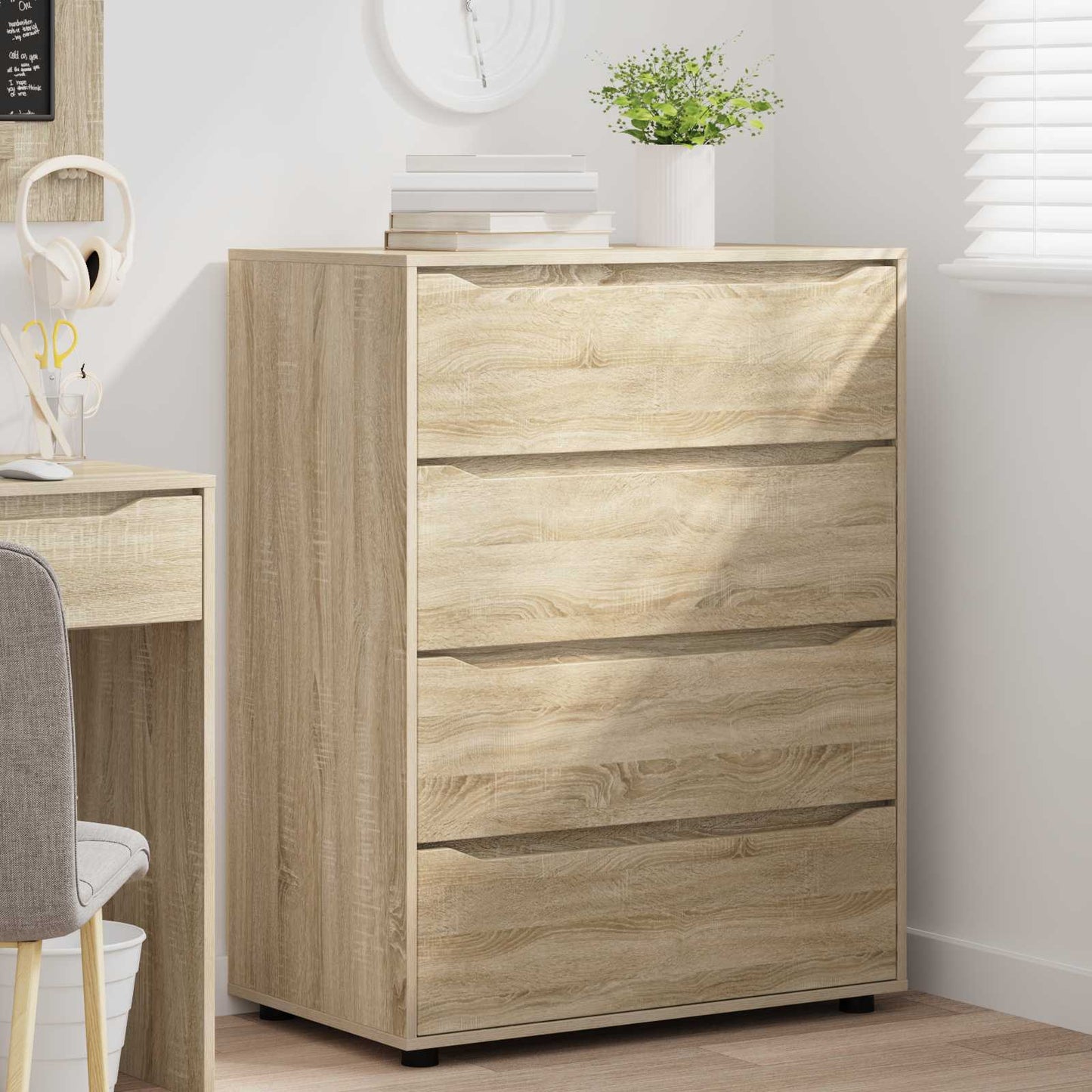 vidaXL Ντουλάπες Αποθήκευσης 80 x 48 x 105 εκ Επεξεργασμένο Ξύλο