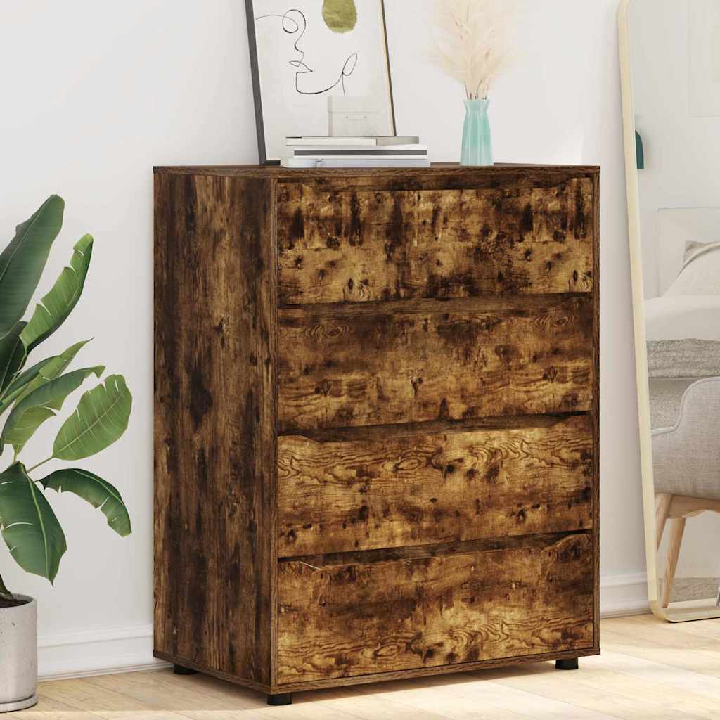 vidaXL Ντουλάπες Αποθήκευσης Καπνιστό Δρύς 80 x 48 x 105 εκ
