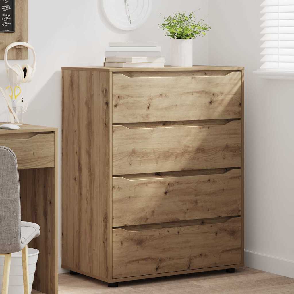 vidaXL Ντουλάπες Αποθήκευσης Artisan Oak 80 x 48 x 105 εκ