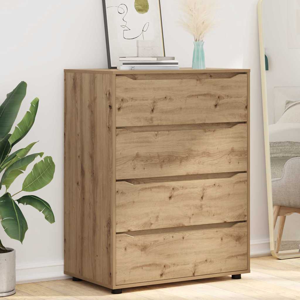 vidaXL Ντουλάπες Αποθήκευσης Artisan Oak 80 x 48 x 105 εκ