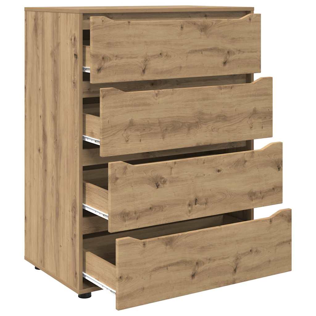 vidaXL Ντουλάπες Αποθήκευσης Artisan Oak 80 x 48 x 105 εκ