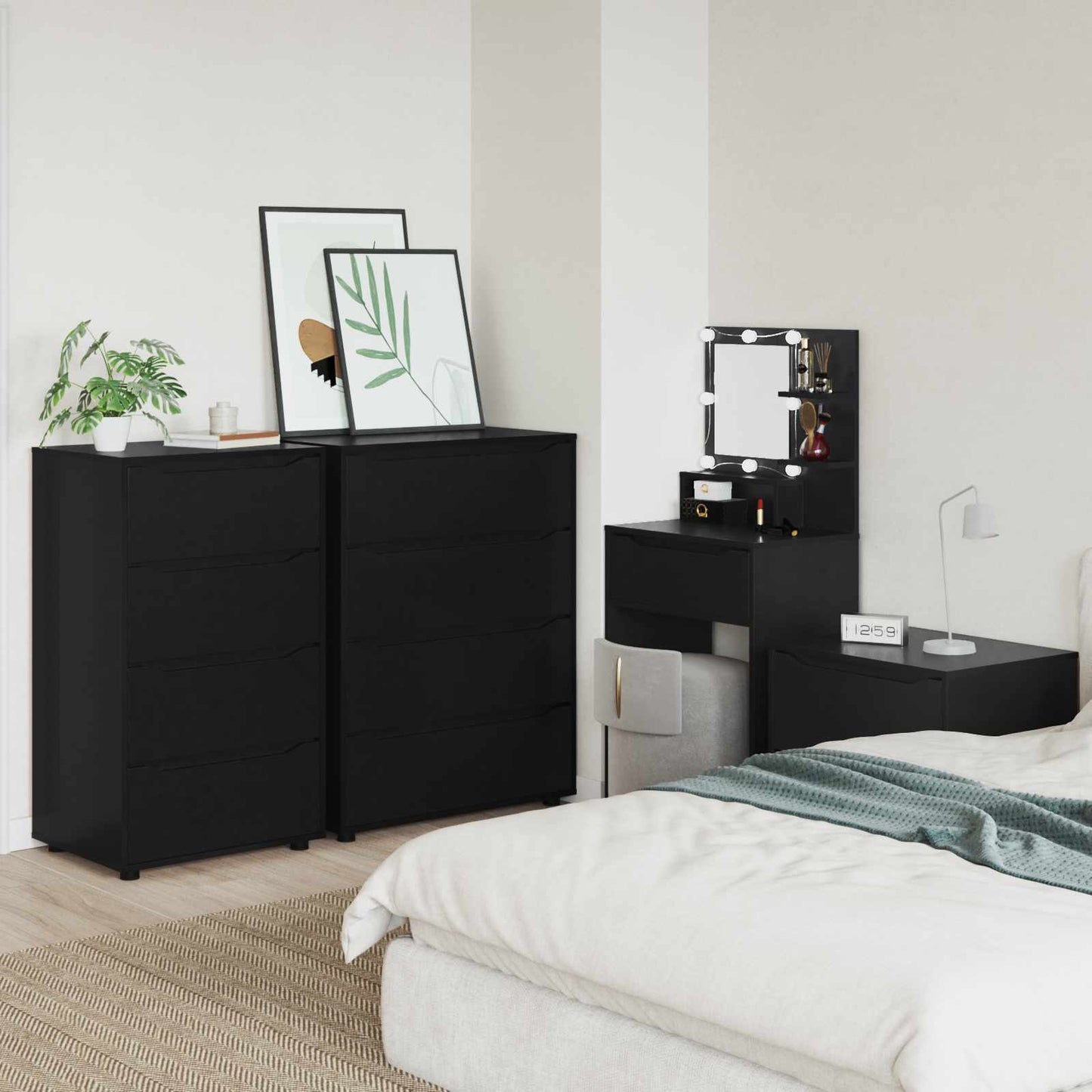 vidaXL Ντουλάπες Αποθήκευσης 60 x 48 x 105 εκ. Επεξεργασμένο Ξύλο