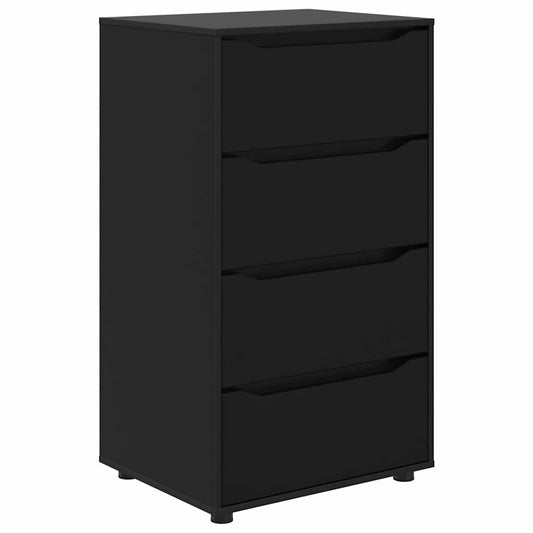 vidaXL Ντουλάπες Αποθήκευσης Μαύρο 60 x 48 x 105 εκ.